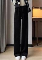 Pantalones de Pierna Ancha de Lana de Cordero Cálido Ropa de Invierno Casual Coreana - details 7
