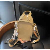 Bolso de teléfono móvil casual y simple de doble capa, bolso de mensajero, nueva moda y versátil para mujer 2025 y bolso pequeño ligero de color sólido - details 7
