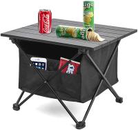 Mesa de Camping plegable para playa, ultraligera, de aluminio, con bolsa, compacta, para viajes y mochileros - details 0