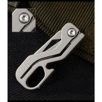 Mini cuchillo plegable TC4 de aleación de titanio Portátil, cuchillo colgante, desembalaje express, cuchillo de bolsillo, herramienta EDC para regalo - details 40