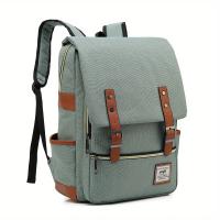 Mochila de estudiante Mochila de viaje Mochila casual al aire libre para hombres y mujeres Bolsa de computadora Bolsa de hombro Mochila multiusos con decoración de cinturón - details 0