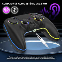 Mando Joystick Compatible con PS5 Mando RGB Control inalámbrico Controlador de Juego para PC/STEAM/ANDROID/IOS/P3/P4 - details 2