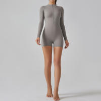 Mono Deportivo Con Cuello Levantado Y Cremallera Frontal Para Mujer - details 5