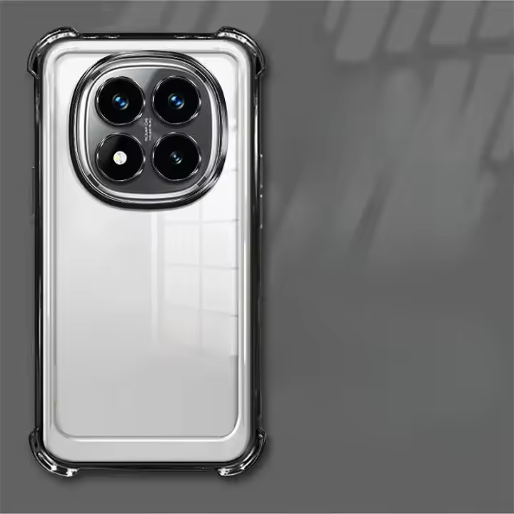RedmiNote14 pro funda transparente a prueba de golpes funda de silicona chapada para Redmi Note13 14C 13C Fundas de teléfono POCO X7 F7 Fundas - 1