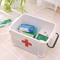 Caja de Almacenamiento de Medicina Portátil de Plástico Cerrable, Multi-Capas, Caja de Primeros Auros, Hecha en China - details 2