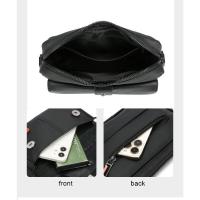 Mochila cruzada para hombre, bolsa de almacenamiento de viaje informal para senderismo, bolso cuadrado pequeño de un solo hombro para deportes al aire libre - details 3