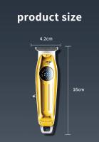 Kemei-cortadora de pelo profesional para hombre, máquina de corte de pelo sin cable, recargable, para Barba - details 7