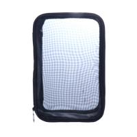 Neceser de viaje con cremallera de nailon Simple para mujer, bolsa de almacenamiento para baño, estuche de maquillaje, bolsa de almacenamiento de cosméticos de malla - details 13
