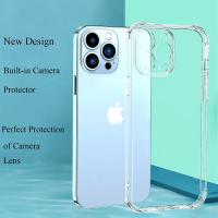 Funda de teléfono de silicona a prueba de golpes de lujo para iPhone 16 15 14 13 12 11 Pro Max Mini X XS XR 7 8 Plus funda protectora de lente contraportada - details 3
