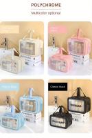 Bolsa de Maquillaje de Doble Capa Bolsa de Viaje Portátil para Almacenamiento de Cosméticos con Asa - details 2