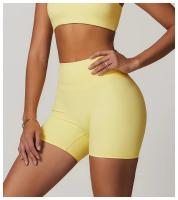 Pantalones Cortos de Yoga de Cintura Alta Nylon Transpirable y Secado Rápido - details 9