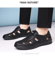 Nuevas Sandalias de Hombre Verano 2025 Suela Transpirable de Cuero Grueso - details 4