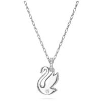 Colgante de cisne de cristal azul Swarosk, Plata de Ley 925, pavé de piedra de circón, collar, regalo de joyería para mujer - details 2