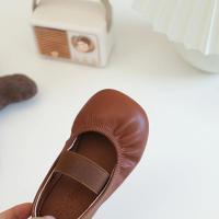 Zapatos de cuero para niñas, calzado de vestir versátil, informal, con fondo suave, estilo coreano, a la moda, otoño, 2024 - details 7