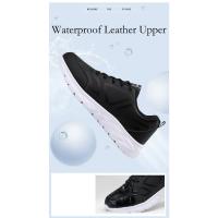 Zapatillas de correr de marca para hombre, zapatos de tenis ligeros, zapatos deportivos de cuero Pu impermeables para exteriores, entrenadores masculinos, zapatos atléticos - details 6