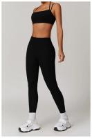 Sujetador de Yoga suave con espalda de belleza para mujer, entrenamiento de gimnasio, deportes de secado rápido, Top elástico con doble hombro y cuello, ropa interior para correr y Fitness al aire libre - details 26