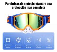 Gafas Deportivas para Motocross, lentes táctiles ajustables - details 5