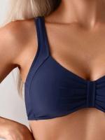 Conjunto de bikini push-pull para mujer, bikini sexy de encaje con lazo, traje de baño de dos piezas para mujer, traje de playa L 2024 - details 4