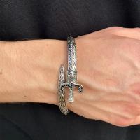 Pulseras Retro Clásicas en Forma de Espada Joyería de Fiesta Exquisita para Hombres y Mujeres - details 1