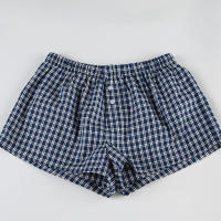 BUNO-Pantalones cortos informales con estampado de rayas para mujer, cintura elástica, parte inferior con botones, pantalones cortos básicos sueltos Y2K elegantes Pantalones cortos holgados e informales con detalles de botones para mujer - details 65