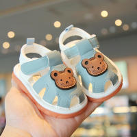 Verano Bebé Niño Zapatos De 0-2 Años Niño Y Niña Bebé Sandalias Antideslizantes De Suela Suave 6-12 Meses Bolsa De Dibujos Animados Cabeza Llamada Zapatos - details 2