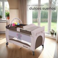 Cuna Infantil Portátil para Viajes Altura Ajustable Almohada para Bebé Bolsa de Transporte - details 1