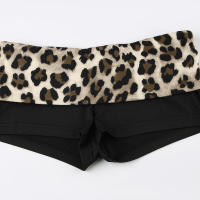 BUNO-Top corto con estampado de leopardo para mujer, camisetas de manga larga con hombros descubiertos, estética Y2K, ropa Grunge Fairycore - details 18