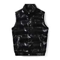 Chaleco Informal para Hombre Abrigo Sólido sin Mangas, Cuello Levantado, Almohadilla de Algodón con Cremallera, Calidez para Otoño e Invierno - details 1