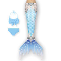 Traje de baño de sirena traje de baño para niños nueva niña traje de princesa de sirena cola de sirena traje de rendimiento para niños - details 3