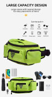 Bolsa de Cintura Ligera y Transpirable MJMOTO Impermeable, Ajustable, Multipoliza, Resistente al Desgaste, Capacidad Grande, Reflectante Nocturno Ideal para Viajes, Senderismo, Caza, Pesca, Montaña, Campamento - details 3