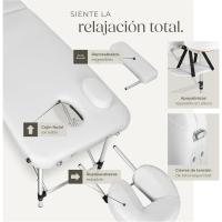 Mesa de Masaje Profesional Camilla Plegable Altura Ajustable, 2 Zonas, Con Bolsa de Transporte - details 2