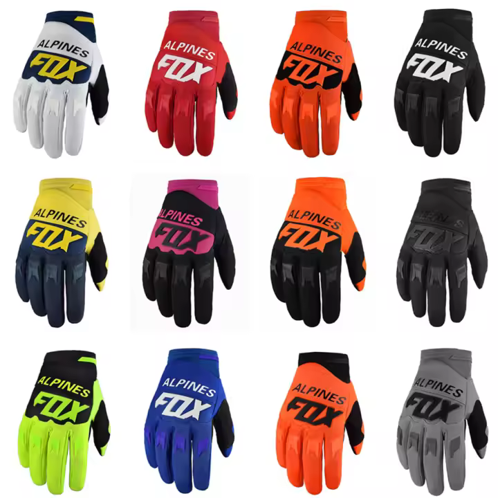 Guantes de montar en motocicleta para hombre y mujer, equipo de protección transpirable, absorbe el sudor, ciclismo, deportes al aire libre, Verano - 1