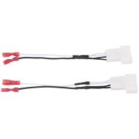 Adaptador de Cable de arnés de cables para altavoz frontal de salpicadero de Tweeter de coche, 2 uds., apto para Toyota Tacoma 2016 2017 2018 2019 - details 0
