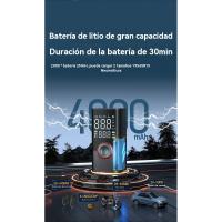 Infladores de neumáticos, compresores de aire portátiles, bombas de neumáticos sin cable, bombas de aire para coches, motos, bicicletas, balones con manómetros y luces LED - details 3