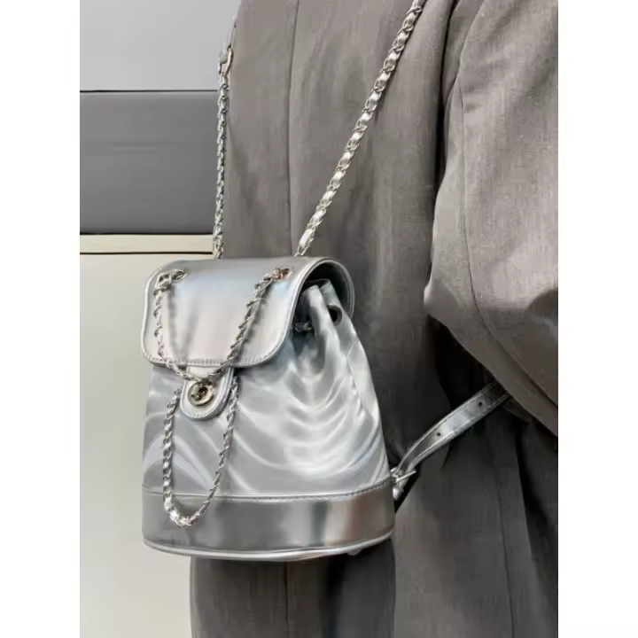 Mochila De Cadena Para Mujer, Nueva Mochila De Viaje Para Mujer De Moda De Verano 2025 - 1