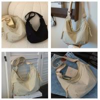Bolso de hombro lavado de gran capacidad para mujer, bandolera de nailon informal, bolso de Dumpling de Corea de Color sólido para verano - details 17