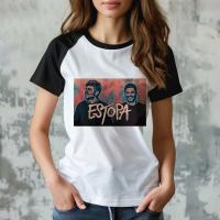 Camiseta de Estopa para mujer, camiseta Y2K para niña, ropa japonesa de cómic y2k - details 6
