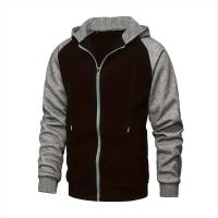 Sudadera De Capucha Para Hombre Con Cierre De Cremallera Y Bloque De Colores Estilo Casual Duradero Manga Larga Suéter De Algodón Para Otoño E Invierno - details 8