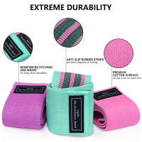 Bandas Elásticas de Resistencia para Hombres y Mujeres Equipo de Gimnasio Yoga Para Sentadillas y Estiramientos Loops Flexbands Deportes al Aire Libre - details 14