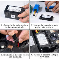 Batería de reemplazo de 14.4V 3200mAh para aspiradora robot Cecotec Conga - details 1