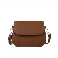 Bolso de hombro con solapa para mujer, bandolera de cuero PU, Estilo Vintage, cuadrado, pequeño - details 21