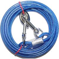 Cable de Atadura para Perros con Revestimiento de PVC Resistente a Masticaciones Longo suficiente para Perros Grandes Adecuado para Acampar al Aire Libre - details 9