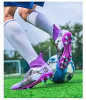 Zapatos de Fútbol de Alta parte Superior de la Juventud AG Spikes Estudiante Zapatillas de Deporte al Aire Libre - details 19