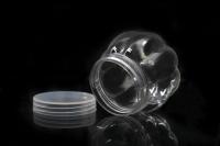Tarro de plástico transparente con tapa para cocina, tarro de calabaza de 12 piezas, 150ml, para dulces, galletas, granos, té, condimentos, contenedor de almacenamiento - details 9