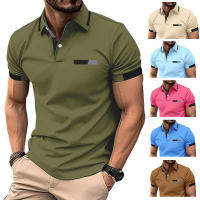 Polo de manga corta para hombre, camisetas informales, tops de verano - details 1