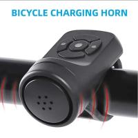 Bocina eléctrica con carga USB para bicicleta de montaña, anillo de seguridad de advertencia, campana impermeable, accesorios para ciclismo - details 0
