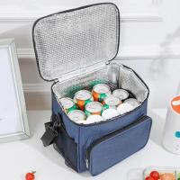 Bolsa de almuerzo aislada grande para hombres y adultos, caja de almacenamiento de alimentos calientes, térmica, fresca - details 10