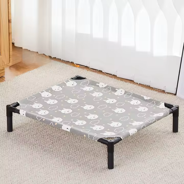 Cama elevada plegable para mascotas, casa para gatos, portátil, extraíble, lavable, cuatro estaciones, perrera, camas para cachorros - 1