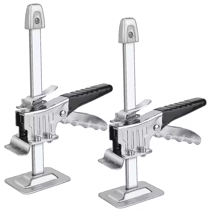 Levantador de Placas Manual Herramienta de Elevación de Brazo Multifuncional para Puertas, Ventanas, Armarios, Gabinetes 2 Pcs Herramienta de Abrazadura de Brazo de Precisión - 1