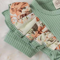 Vestido de verano para niña bebé, mono a rayas con lazo, vestido de algodón para recién nacido, ropa Floral, ropa para gatear - details 4